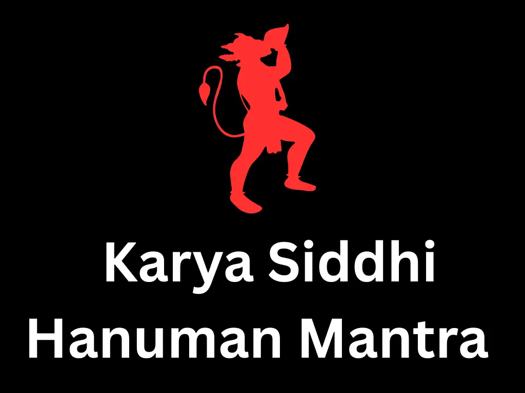 Karya Siddhi Hanuman Mantra
